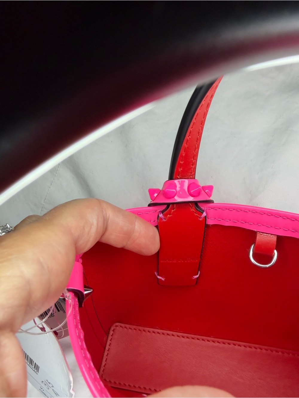 Christian Louboutin Nano Cabata Patent Tote - Picture 10 of 13